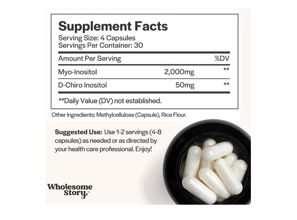Myo & Di Chiro Inositol - Wholesome Story