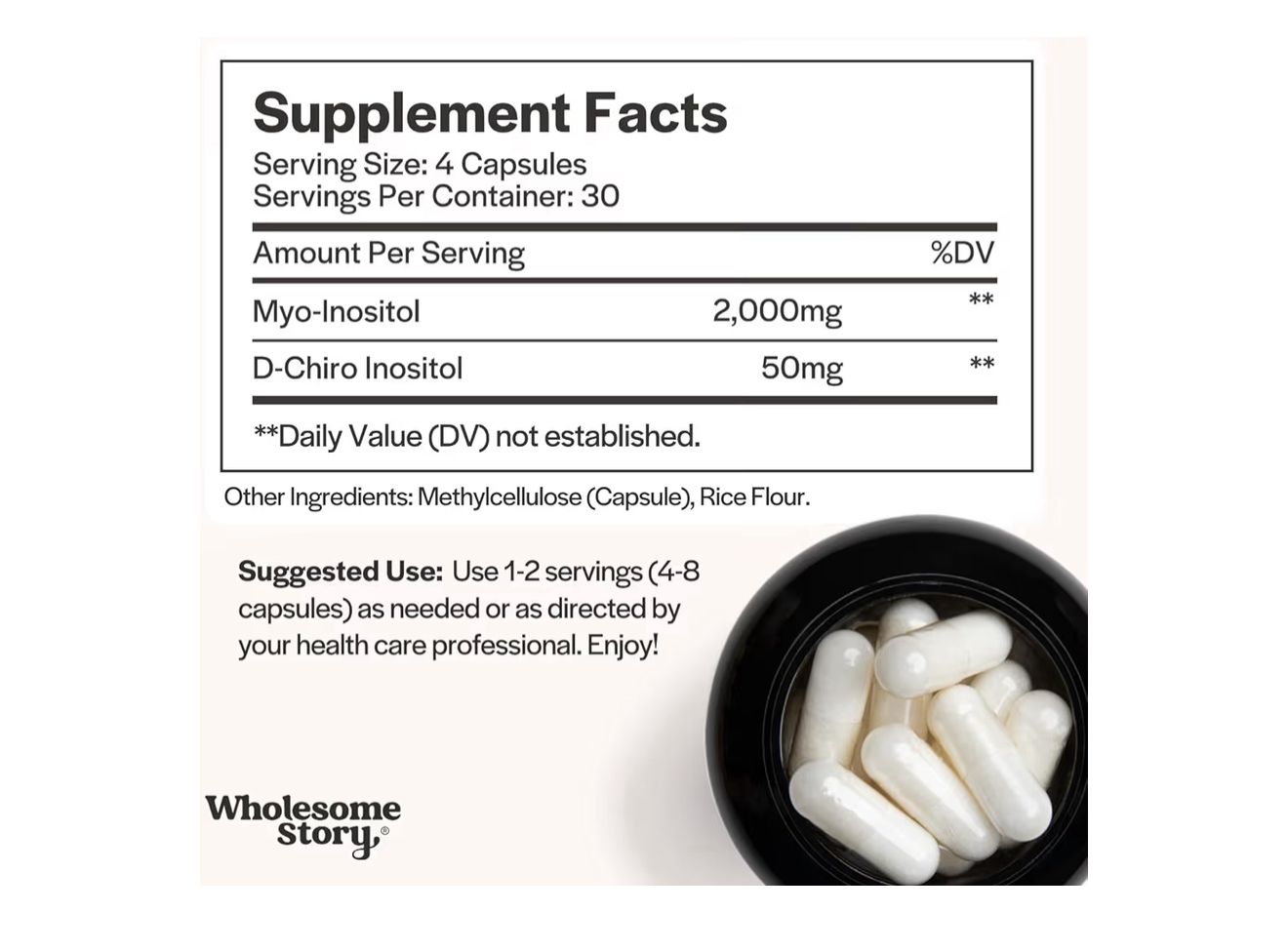 Myo & Di Chiro Inositol - Wholesome Story