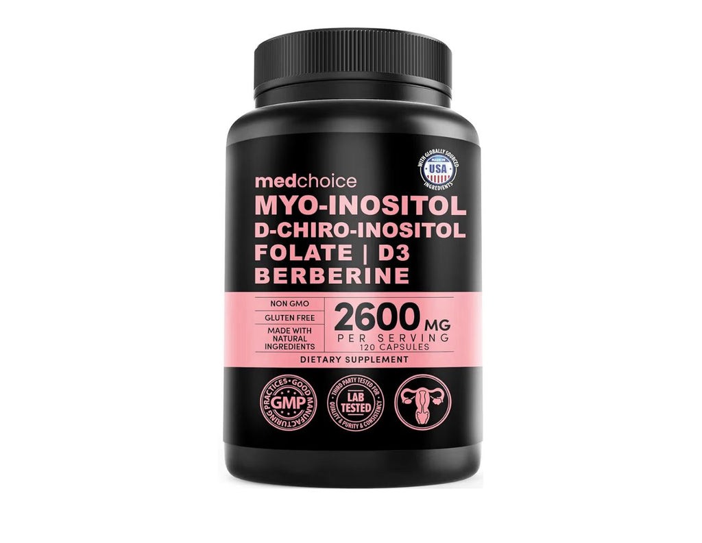 Myo & Di Chiro Inositol con Folato, Vitamina D3 y Berberina - MedChoice