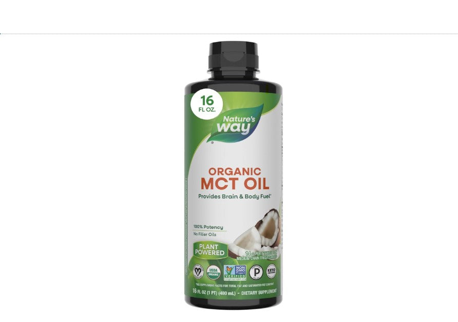 Aceite MCT Orgánico Nature's Way® | 480 mL