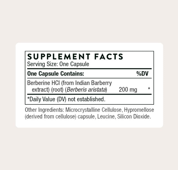 BERBERINA 200 mg | Thorne