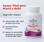 Prenatal DHA con Omega-3 y Vitamina D3 | Nordic Naturals