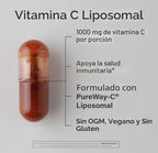 Sports Research Liposomal Vitamin C 1000 mg | Vitamina C Liposomal PureWay-C® | 180 Cápsulas Líquidas Veganas