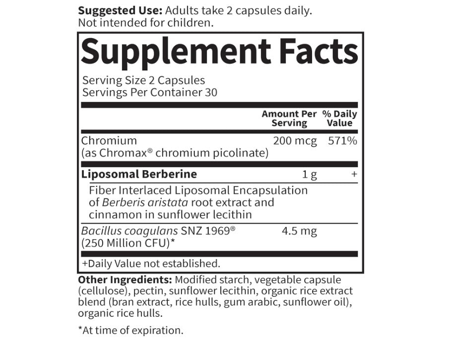 BERBERINA LIPOSOMAL | Garden of Life