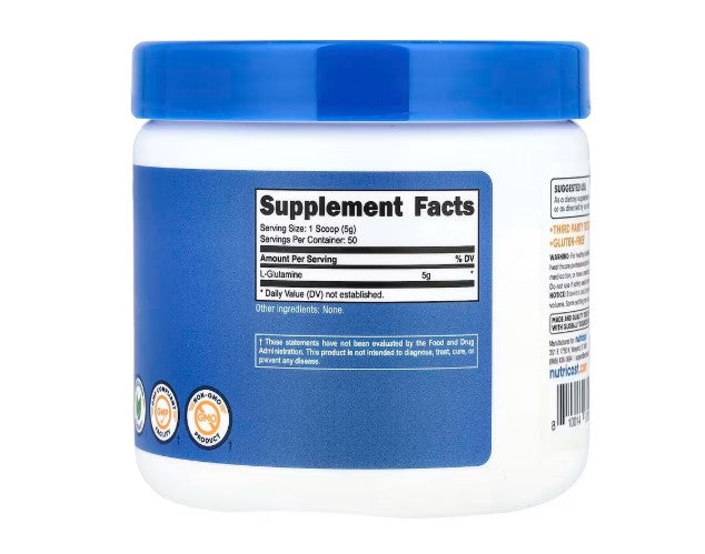 Nutricost L-Glutamine Powder | L-Glutamina en Polvo 500 g