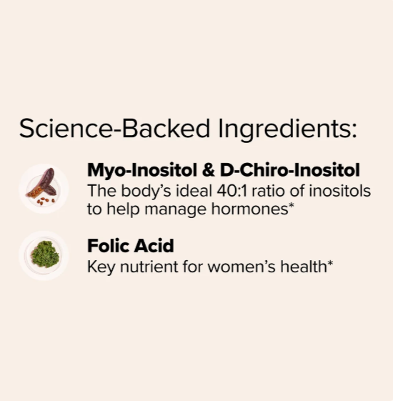 Myo & D-Chiro Inositol - Gomas masticables