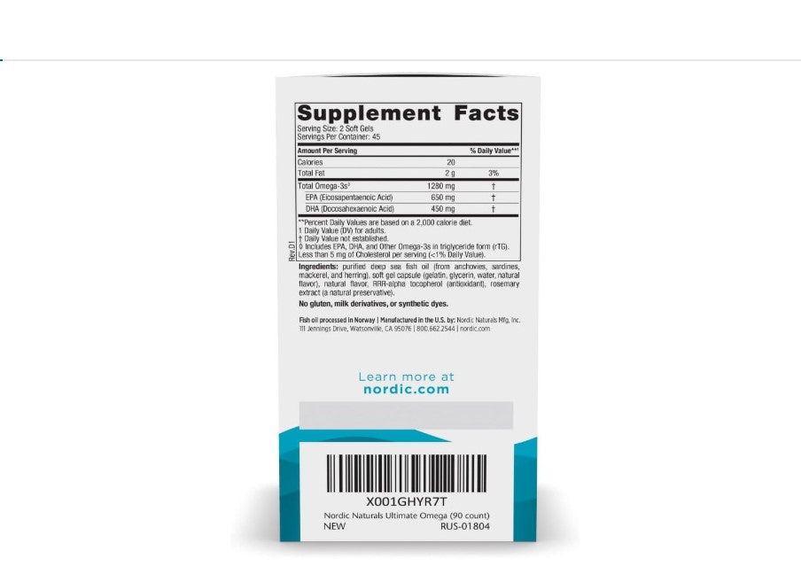 Ultimate Omega 1280 mg | Nordic Naturals