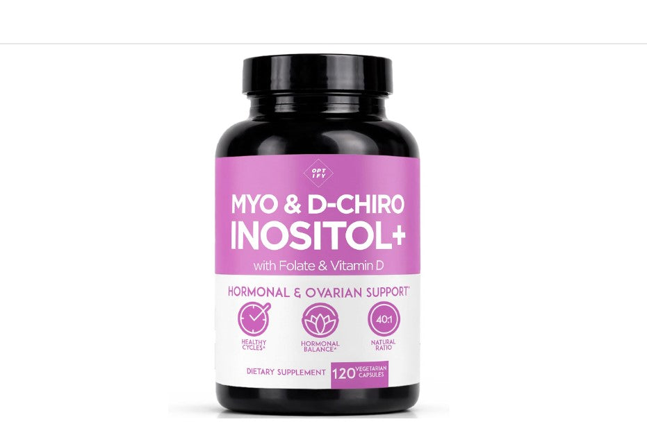 Myo & D-Chiro Inositol+ con Folato y Vitamina D | 120 Cápsulas Vegetarianas