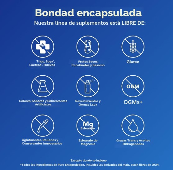 Pure Encapsulations Magnesium Glycinate | Glicinato de Magnesio | 90 Cápsulas