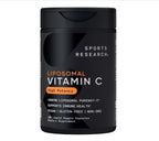 Sports Research Liposomal Vitamin C 1000 mg | Vitamina C Liposomal PureWay-C® | 180 Cápsulas Líquidas Veganas