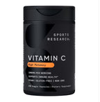 Sports Research Vitamin C 1000 mg | Vitamina C de Alta Potencia | 240 Cápsulas Veganas